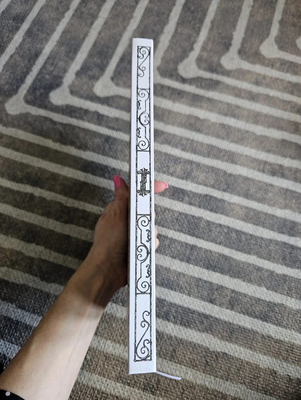NEW Dior White & Gold Embossed Decorative Notebook